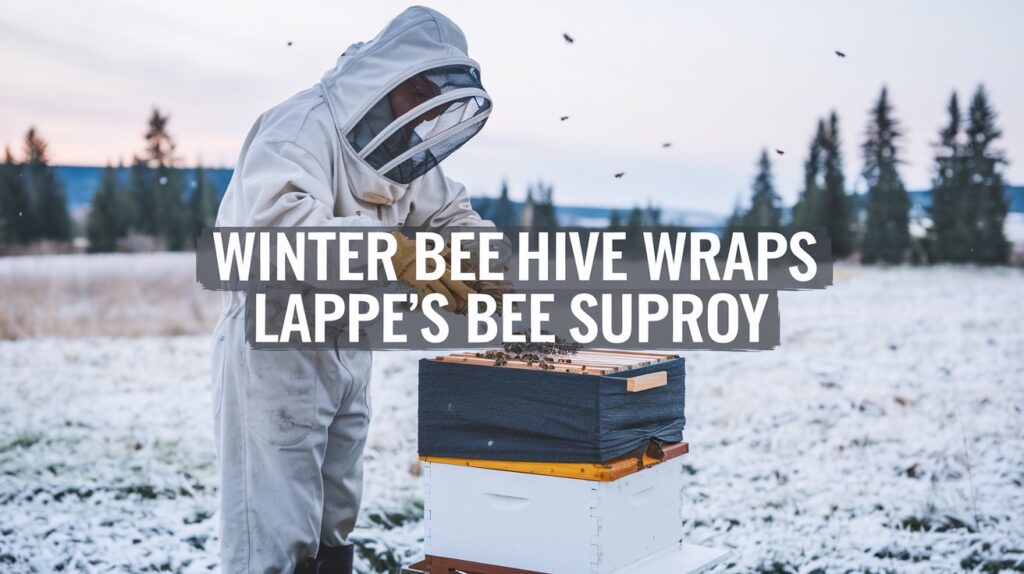 winter bee hive wraps Lappe’s Bee Supply