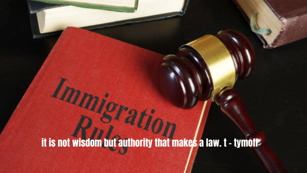 it is not wisdom but authority that makes a law. t - tymoff