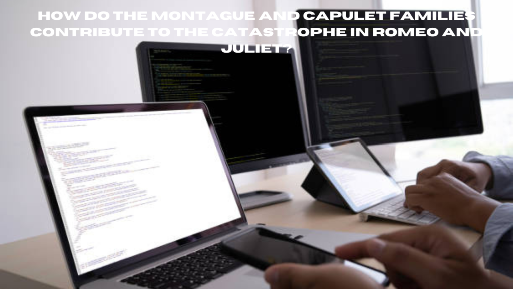 how do the montague and capulet families contribute to the catastrophe in romeo and juliet?