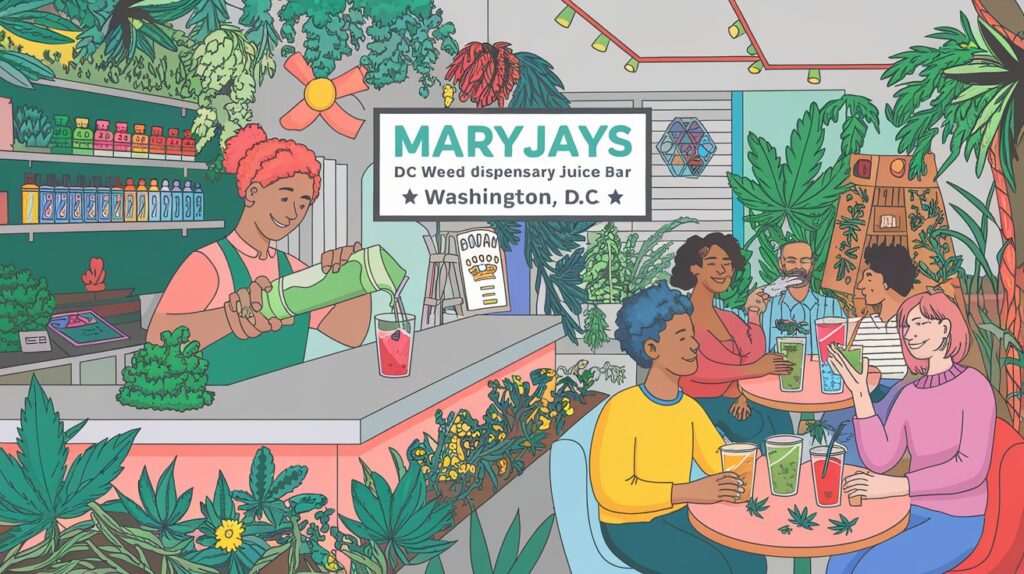 Maryjays DC Weed Dispensary Juice Bar Washington Reviews