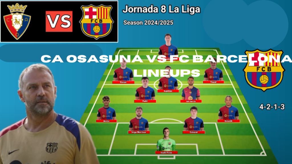 ca osasuna vs fc barcelona lineups