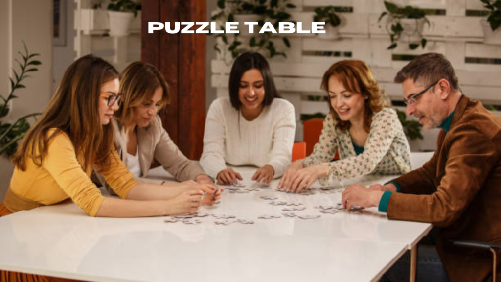 puzzle table