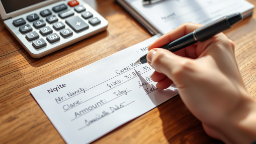 how to write a check