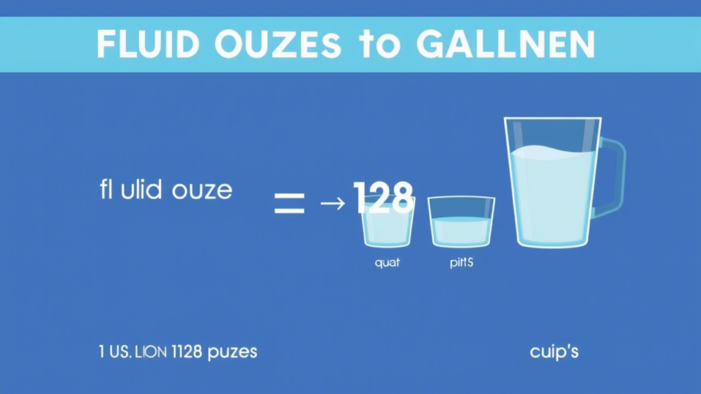 how many ounces in a gallon