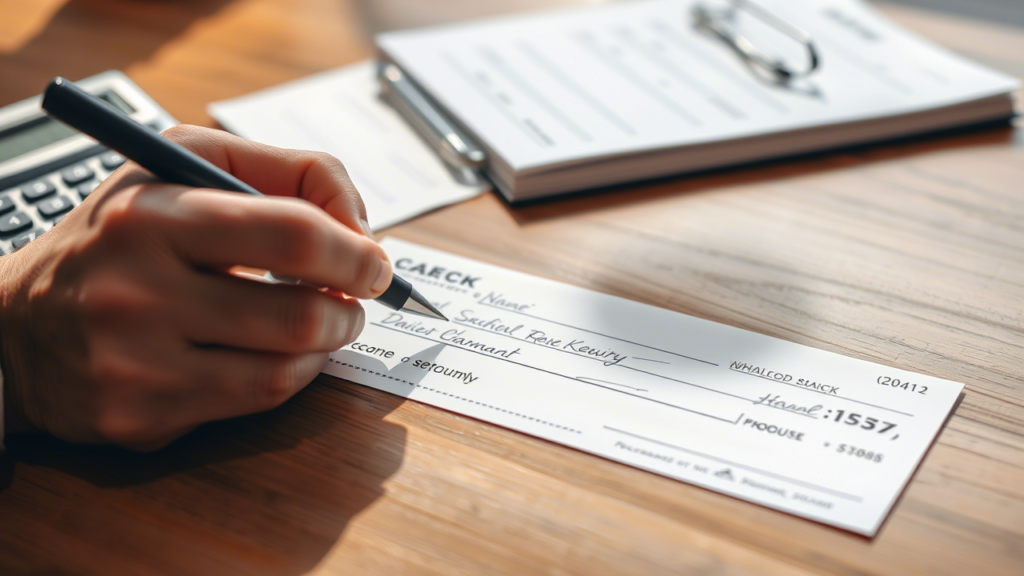 how to write a check