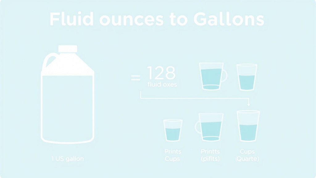 how many ounces in a gallon