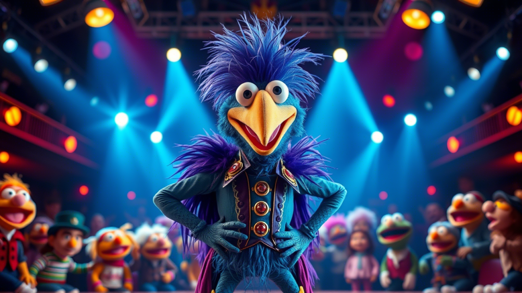 muppet with long hooked beak