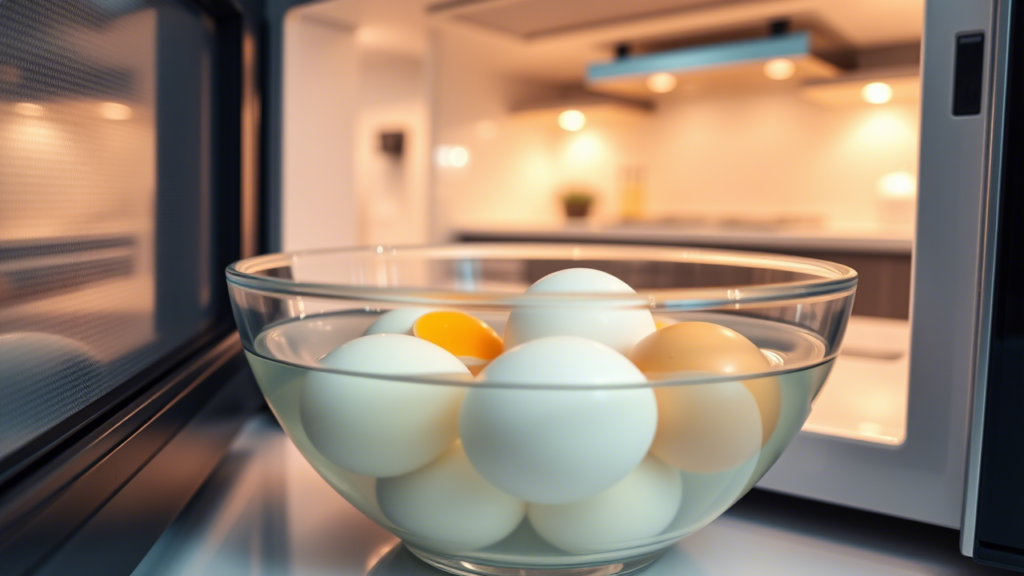 how to boil eggs in the microwave