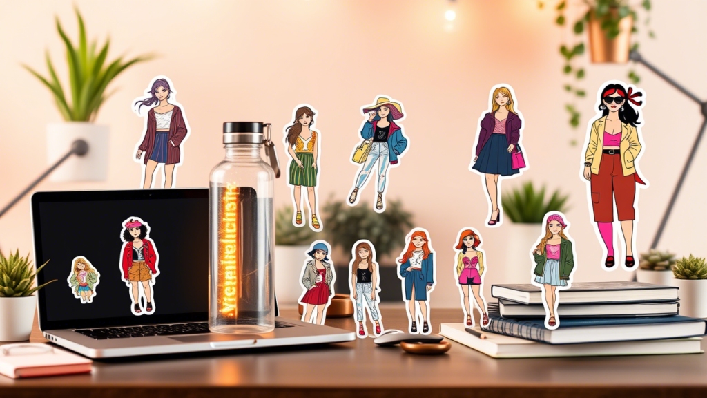 icon fashionista stickers