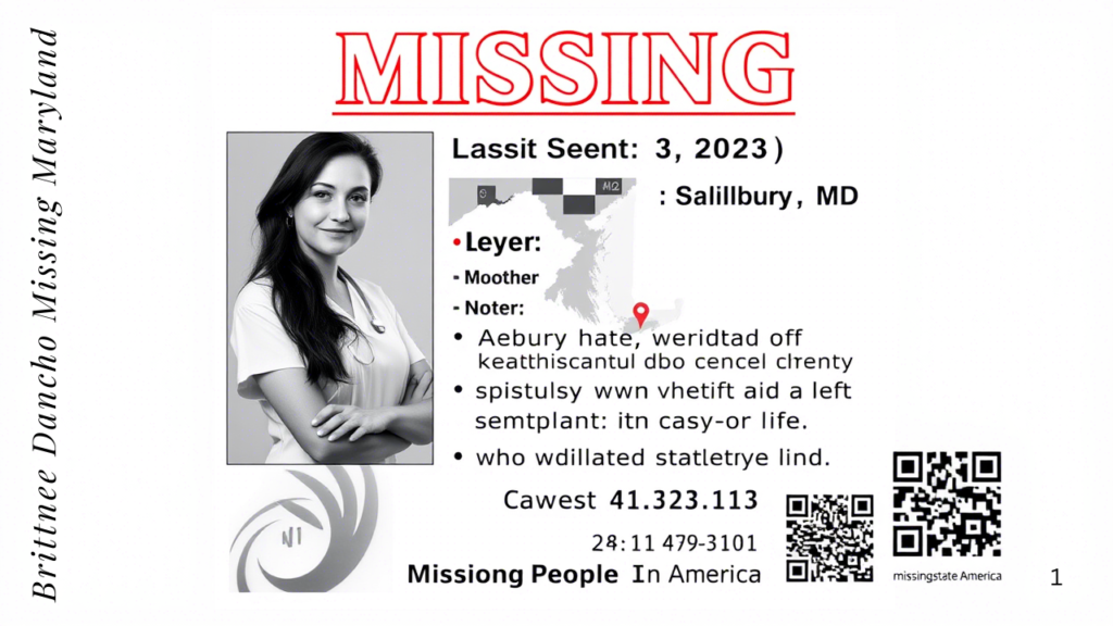 brittnee dancho missing maryland